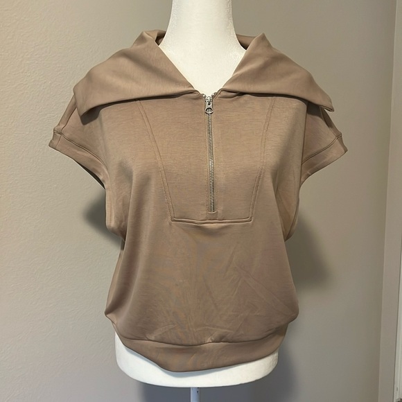 Bailey 44 Tops - Bailey 44 Quarter Zip Oversized Super Soft Sweatshirt T Shirt Medium